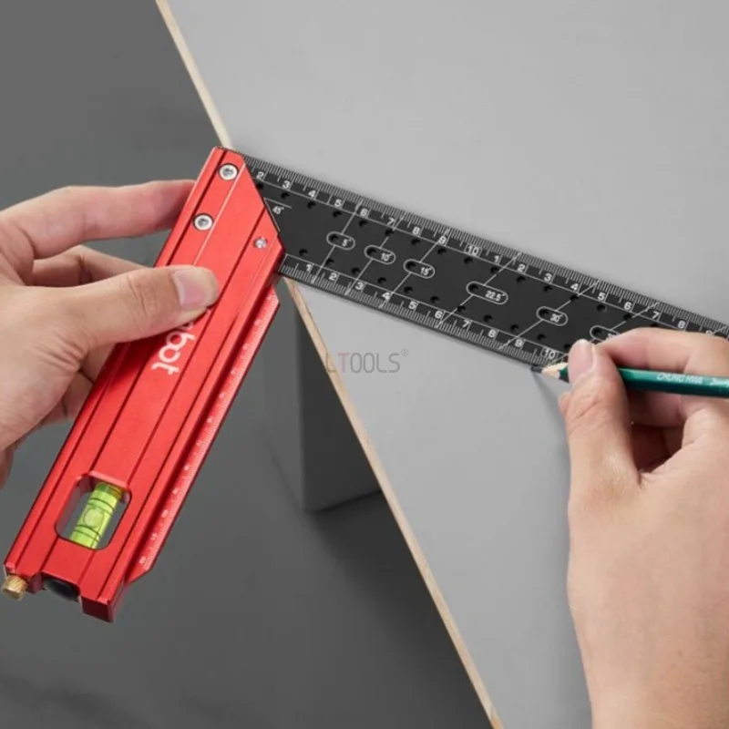 Woodworking Classes - 1pc Stainless Steel Positioning Square Ruler