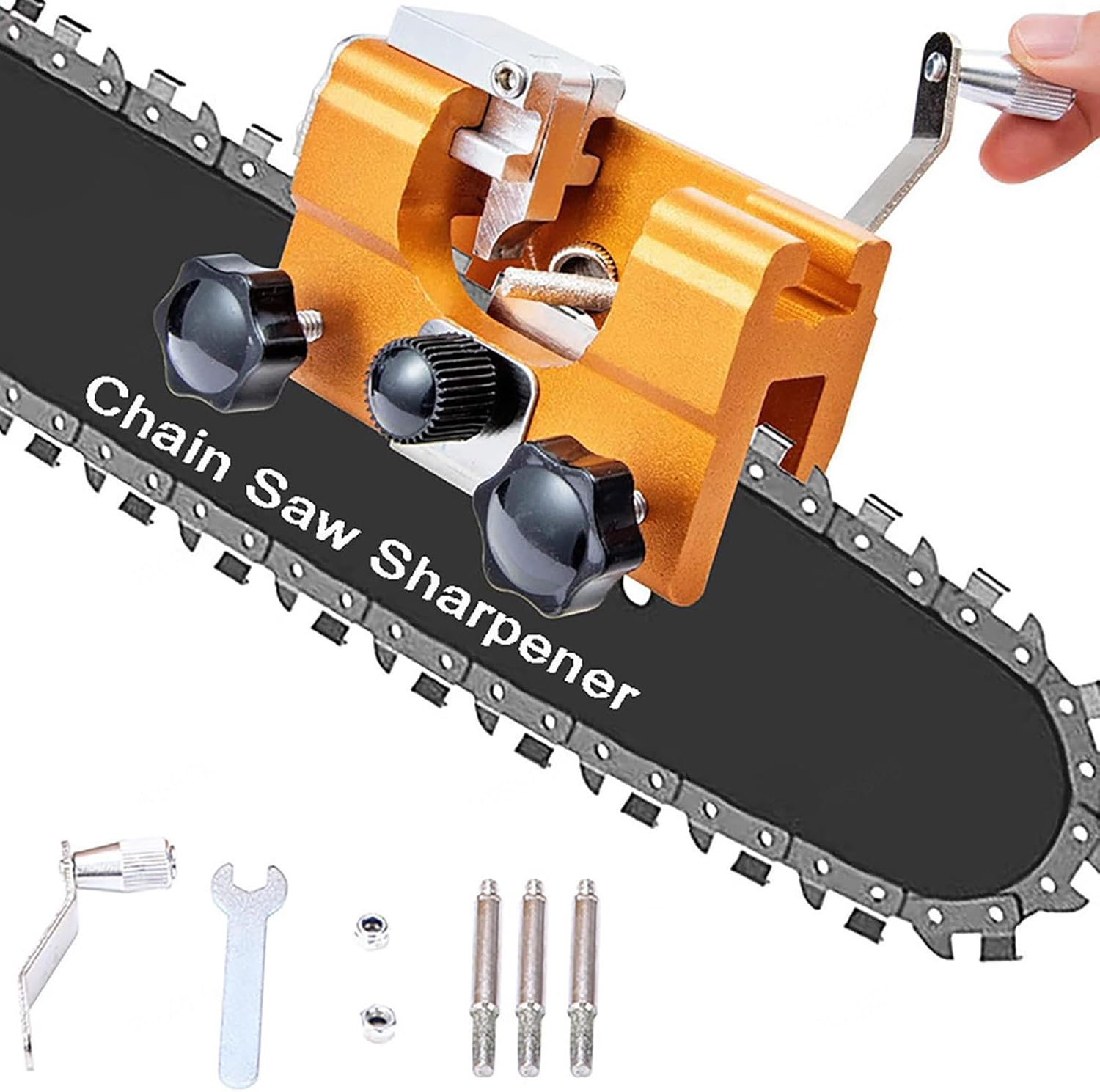 Woodworking Factory - Portable Manual Chain Saw Blade Sharpener