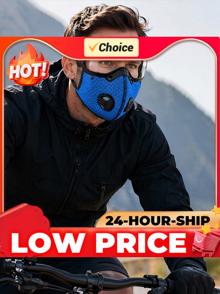 Woodworking Respirator - Reusable Carbon Filter Dust Mask with
