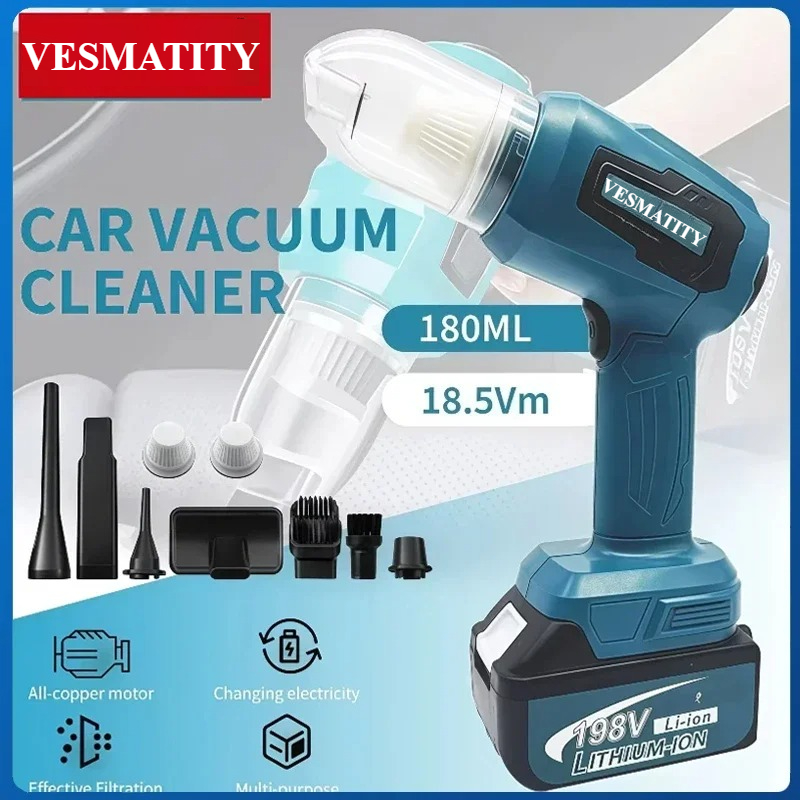 Vacuum Cleaner Woodworking - Cordless Vacuum Cleaner 7 Nozzles 200W