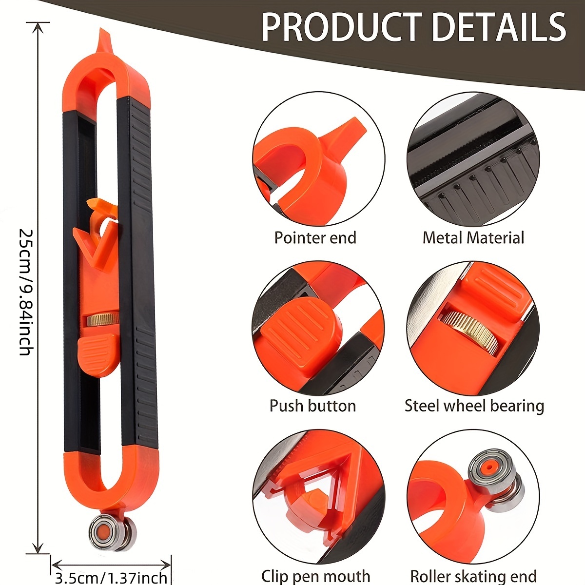 Contour Gauge Scribing Tool, P - Woodworking Gauge 评论和价格