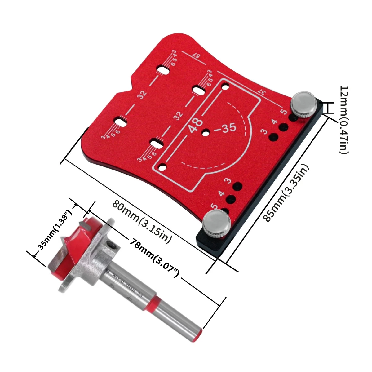 35mm Hinge Hole Positioning Te - Woodworking Classes 评论和价格
