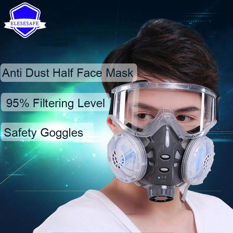 New Anti Dust Mask Full Face R - Woodworking Respirator 评论和价格