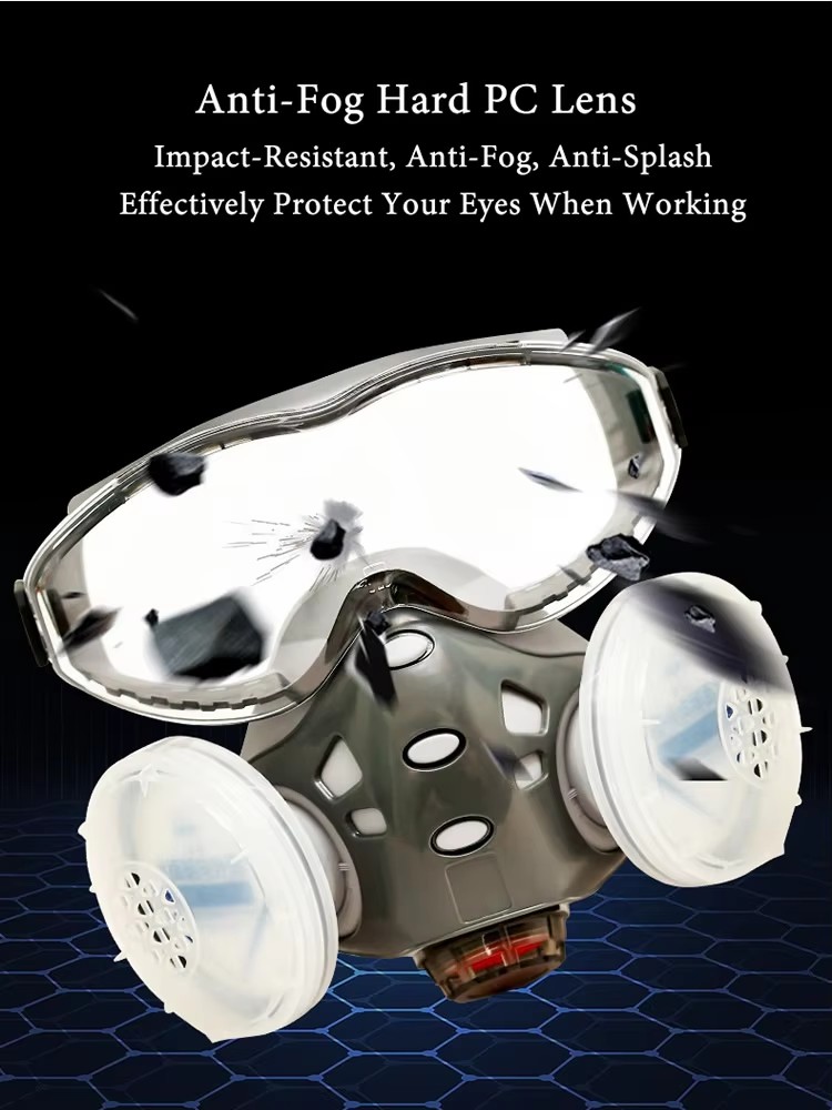 Respirator With Anti-Fog Safet - Woodworking Respirator 评论和价格