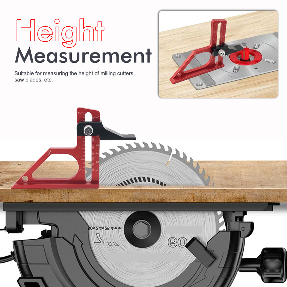 Table Saw Depth Gauge Wear-Res - Woodworking Gauge 评论和价格