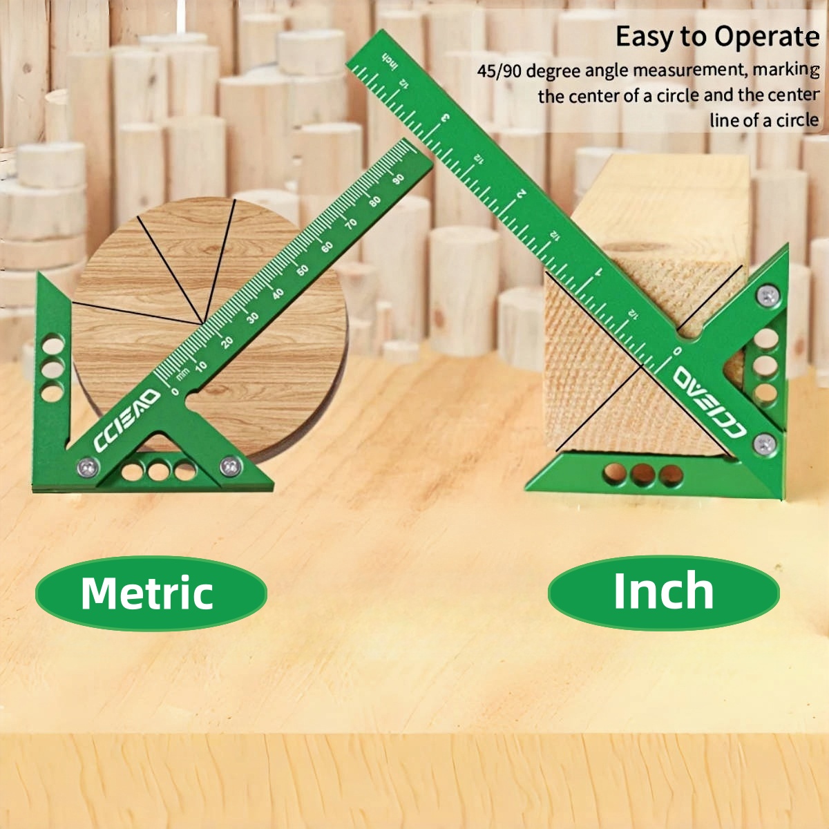 Aluminum Alloy Center Finder L - Woodworking Gauge 评论和价格