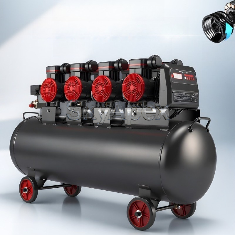 Oil Free Silent Air Compressor - Woodworking Industry 评论和价格