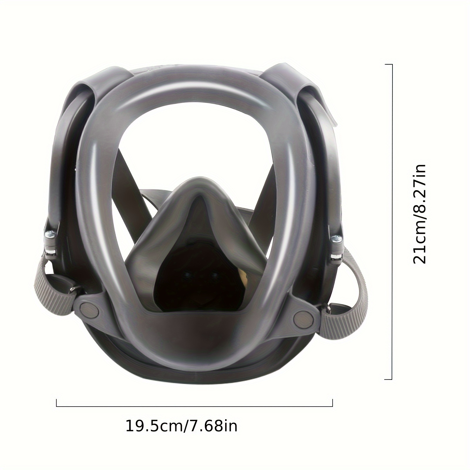6800 Gas Mask Full Face Large  - Woodworking Respirator 评论和价格