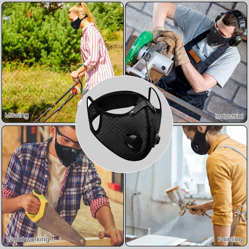 Breathable Ergonomic Dust Mask - Woodworking Respirator 评论和价格
