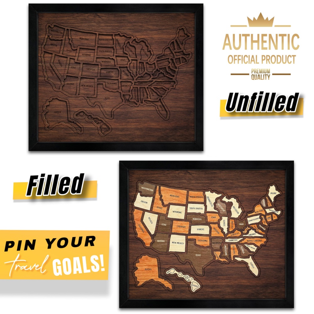 Customizable Wooden USA Travel - Woodworking Usa 评论和价格