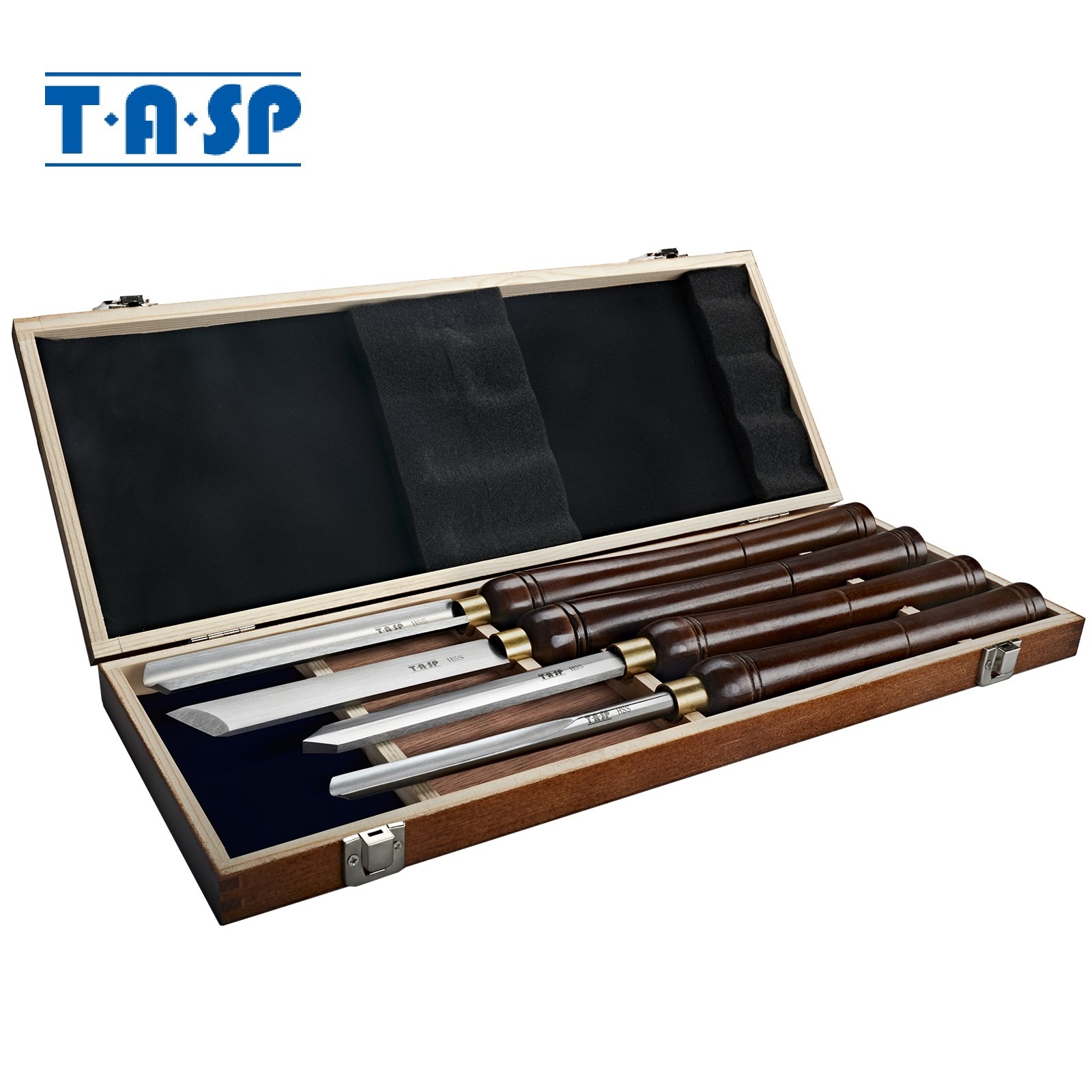TASP 4pcs HSS Woodturning Chis - Skew Chisel Wood 评论和价格