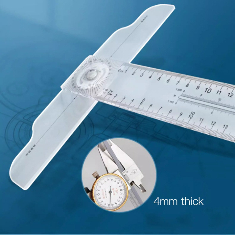 Dual-Sided T Square Ruler Clea - Woodworking Classes 评论和价格