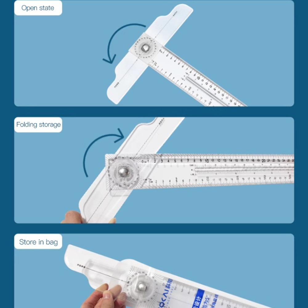 Dual-Sided T Square Ruler Clea - Woodworking Classes 评论和价格