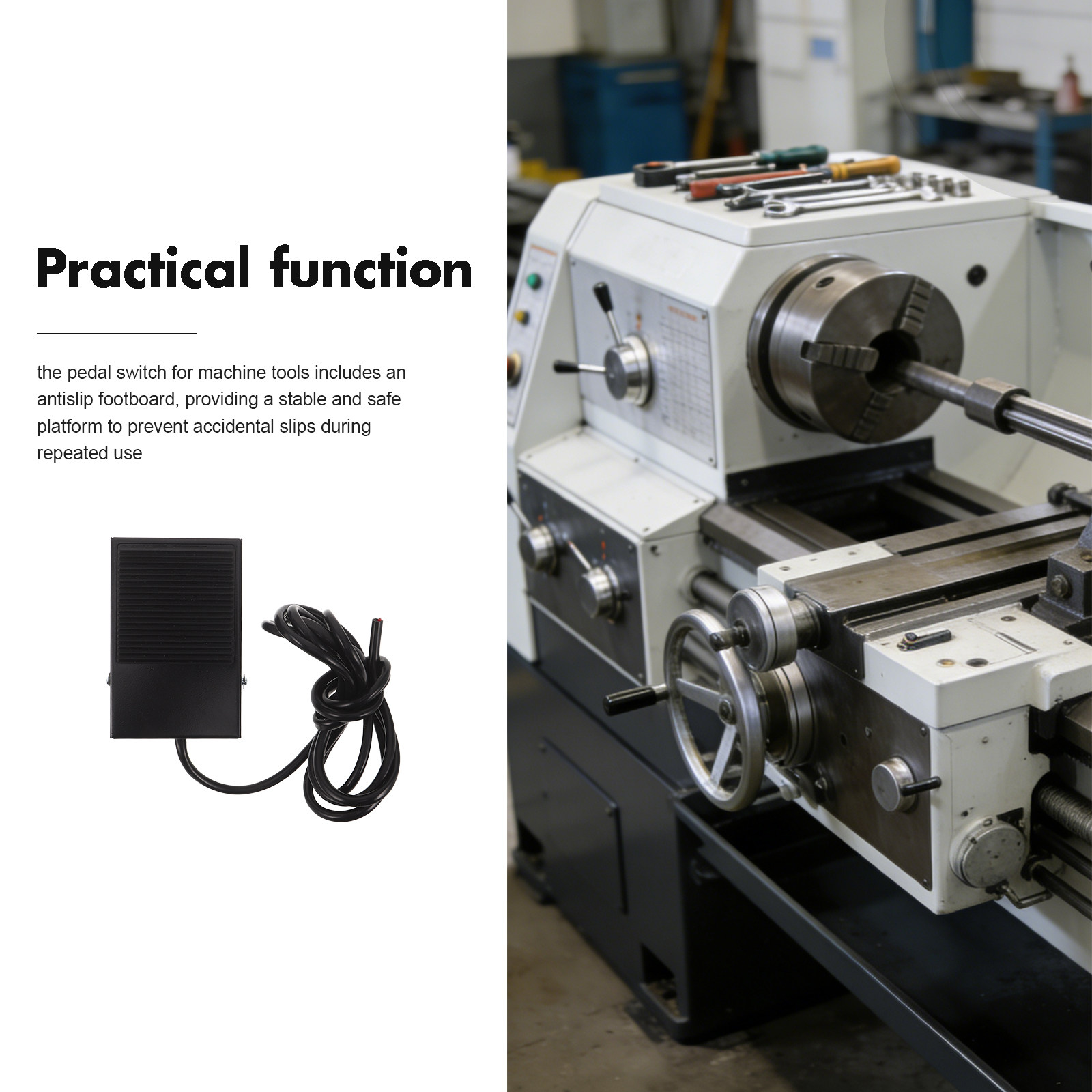 Momentary Foot Pedal Switch fo - Woodworking Industry 评论和价格