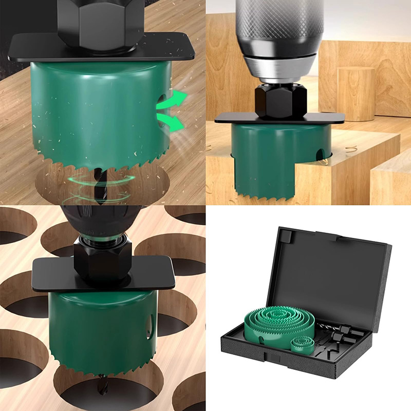 19/8/5PCS 19-127mm Hole Saw Cu - Woodworking And Carpentry 评论和价格