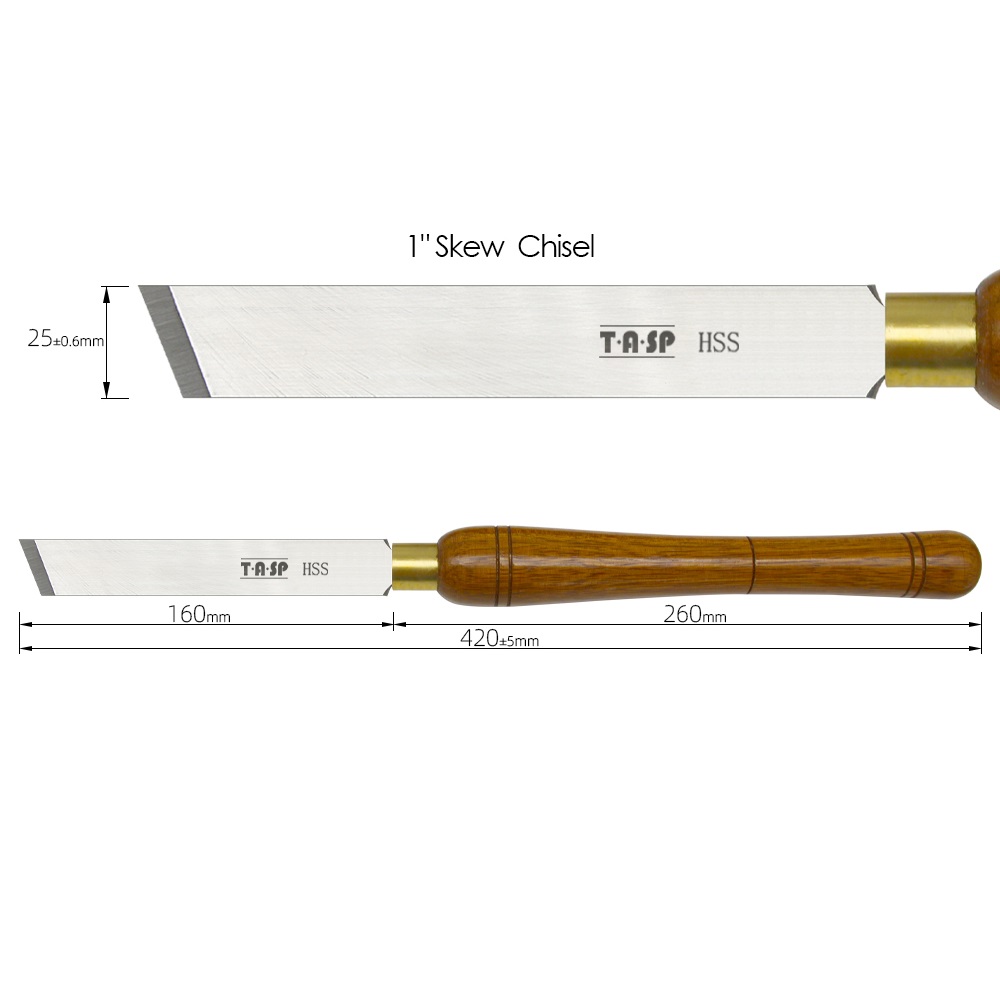 TASP HSS Wood Lathe Skew Chise - Skew Chisel Wood 评论和价格