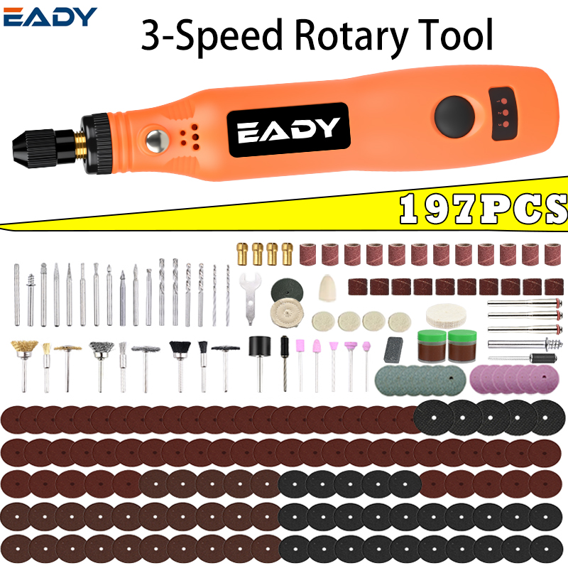 USB Cordless Rotary Tool Kit – - Woodworking Basic Tools 评论和价格