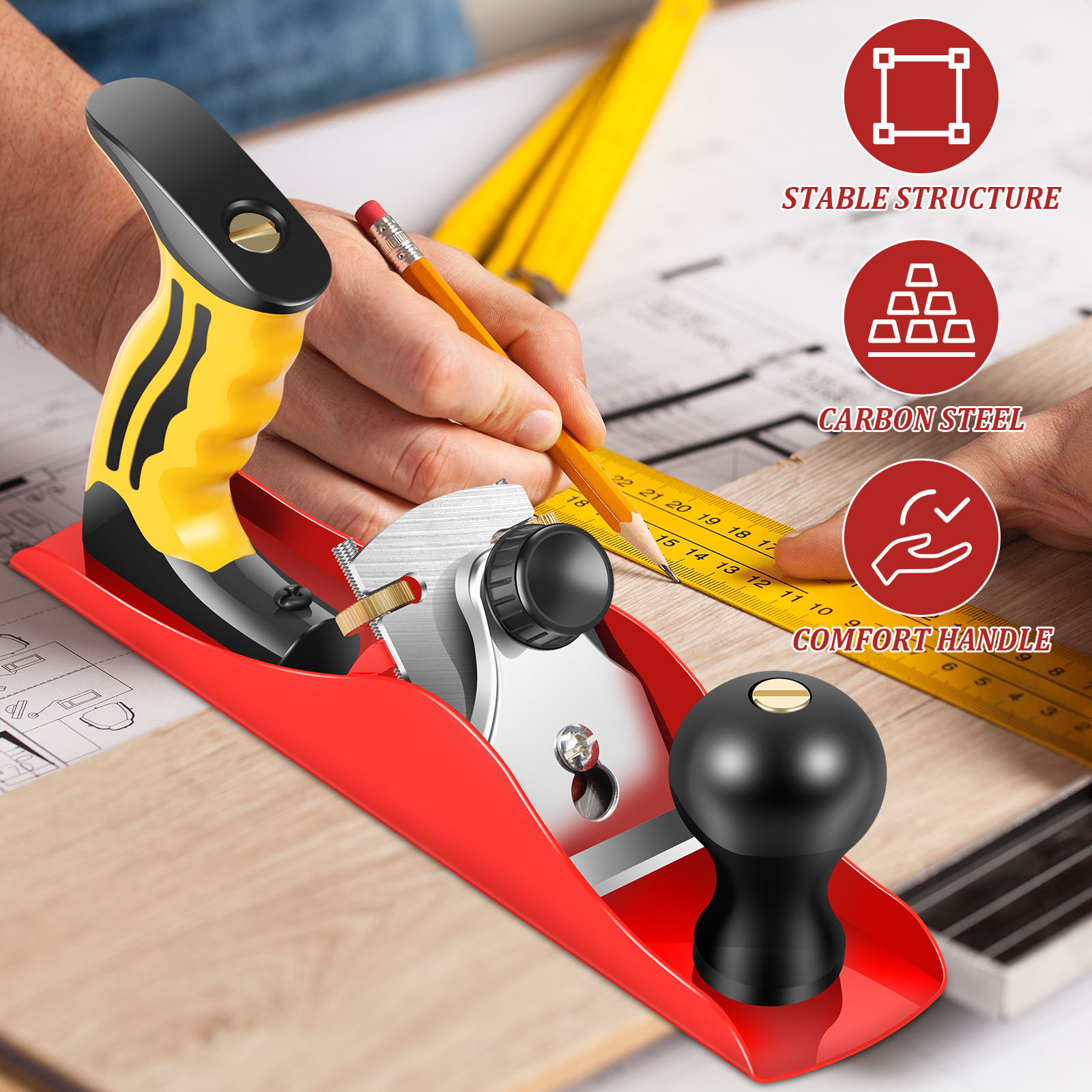 Wood Hand Planer Set Hand Tool - Woodworking Factory 评论和价格