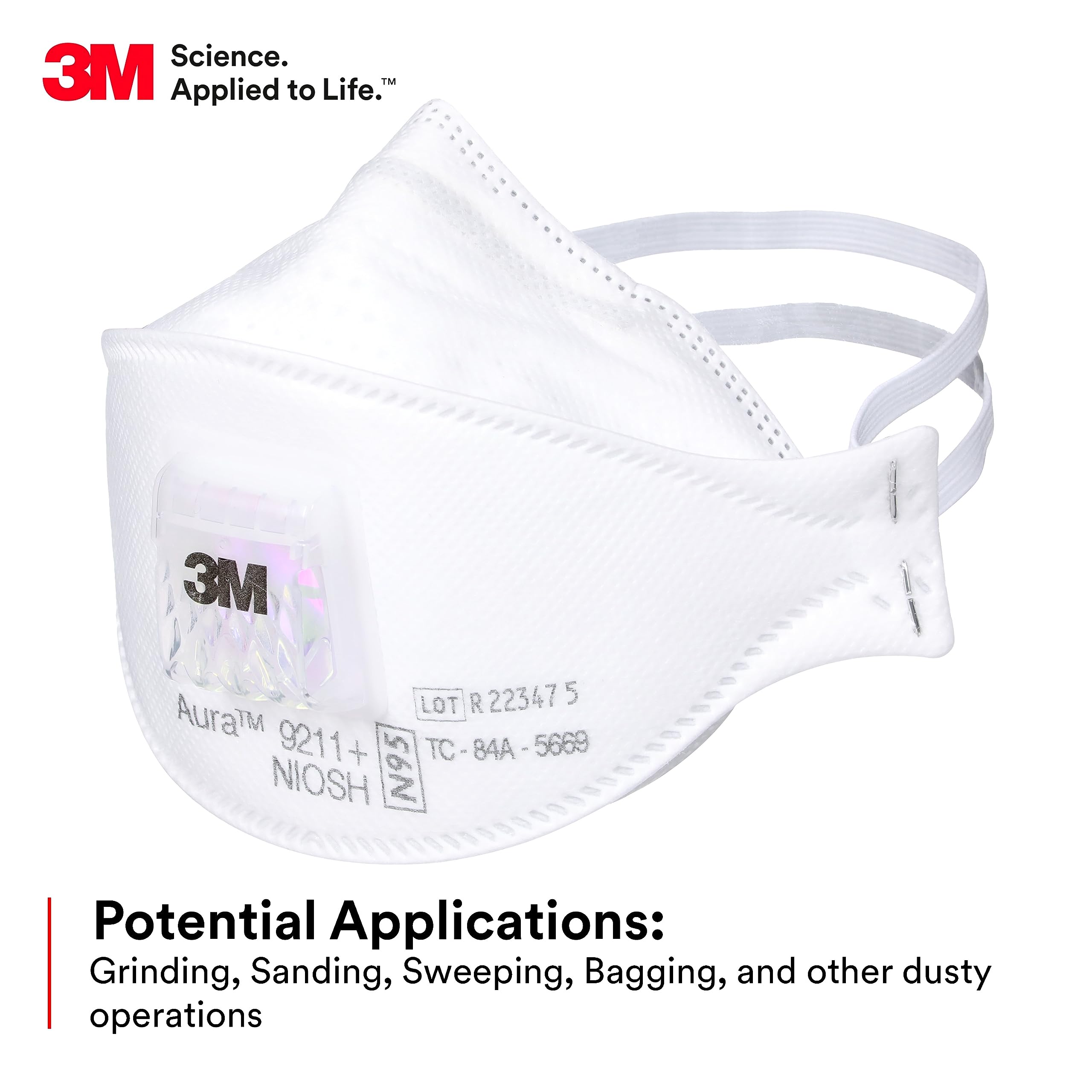 3M Aura 9211+ Particulate Resp - Woodworking Respirator 评论和价格