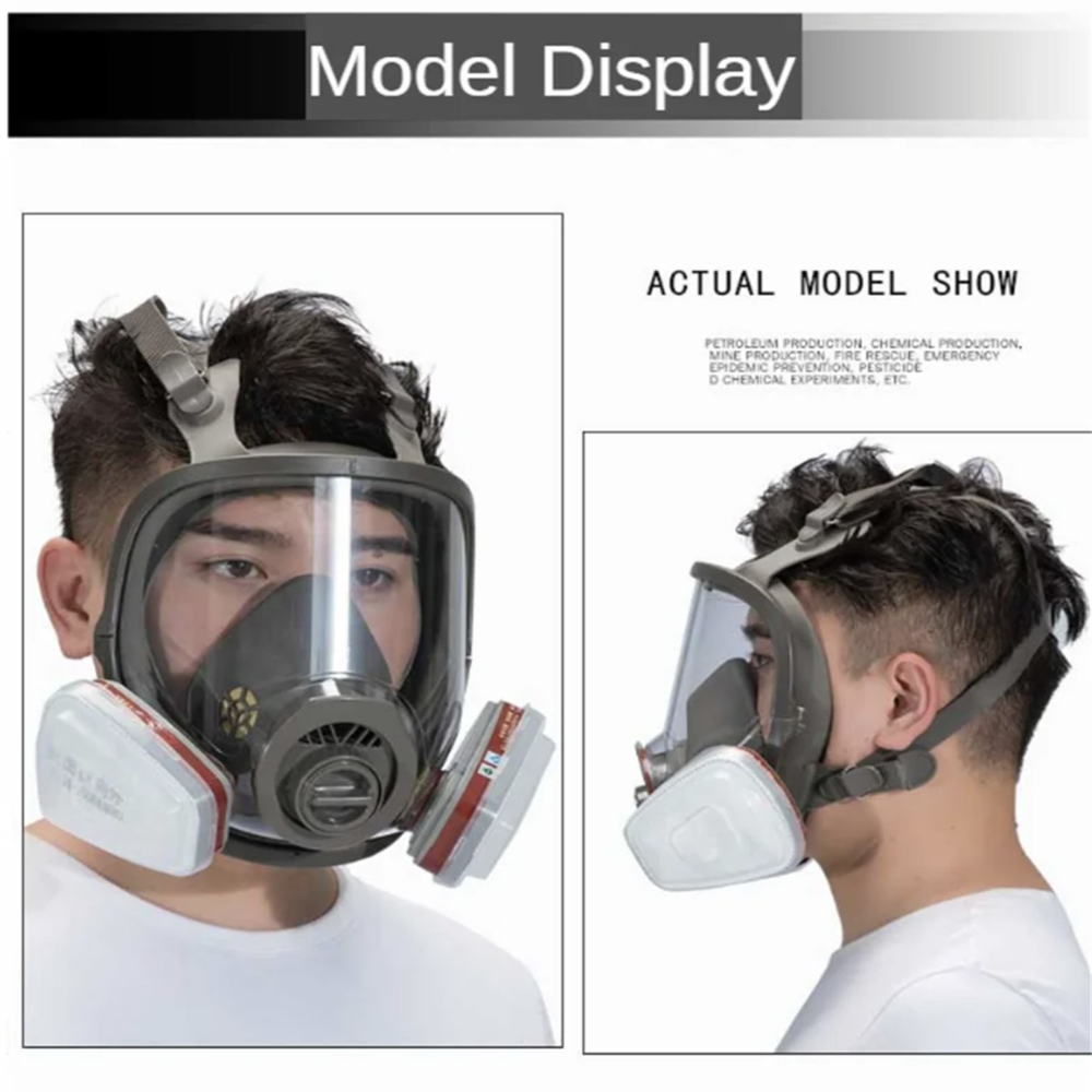 Full Face Respirator Gas Mask  - Woodworking Respirator 评论和价格