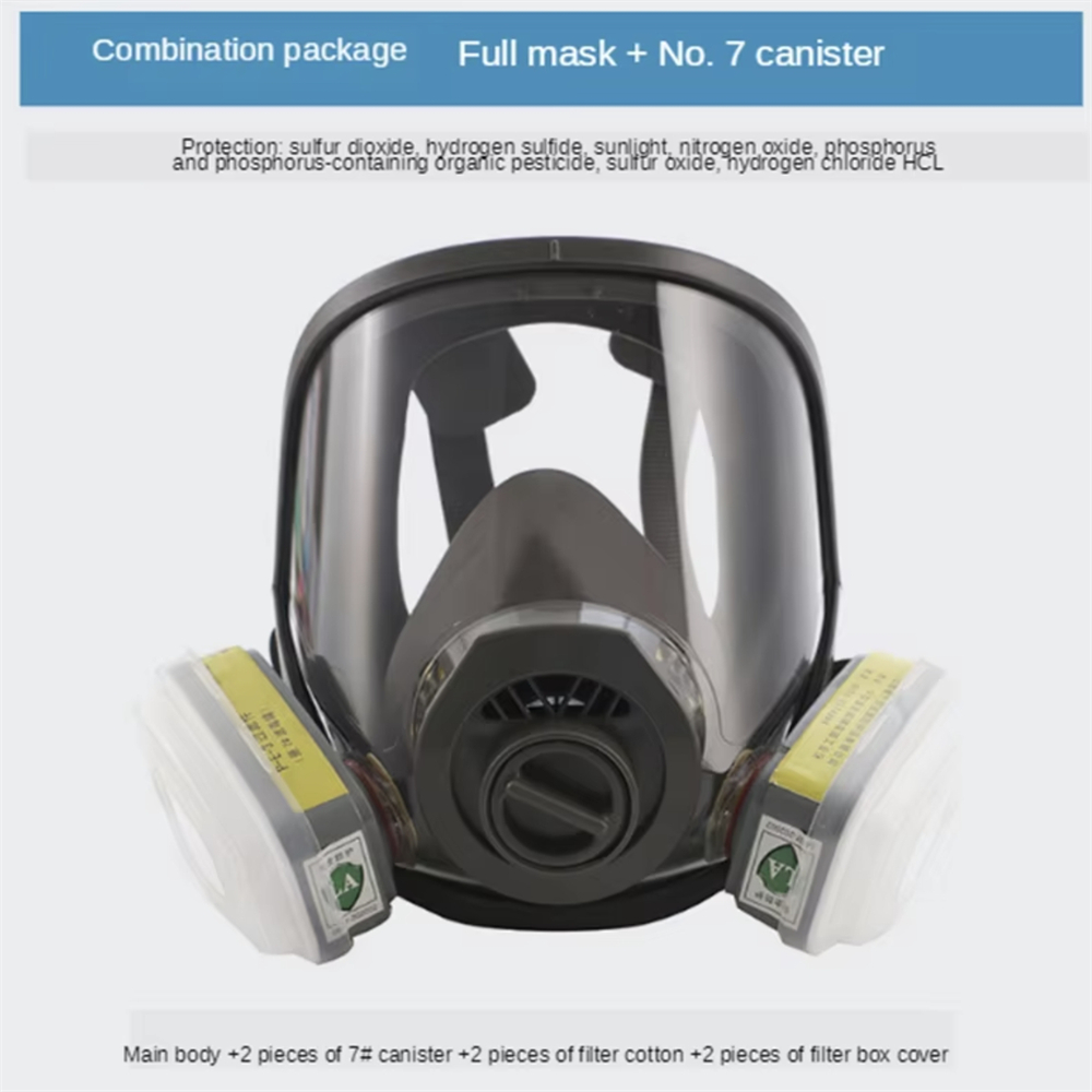 Full Face Respirator Gas Mask  - Woodworking Respirator 评论和价格